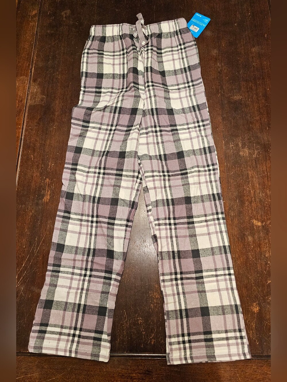Columbia Women's Plaid Flannel Pants - Lavender/Gray - Size Small NWT